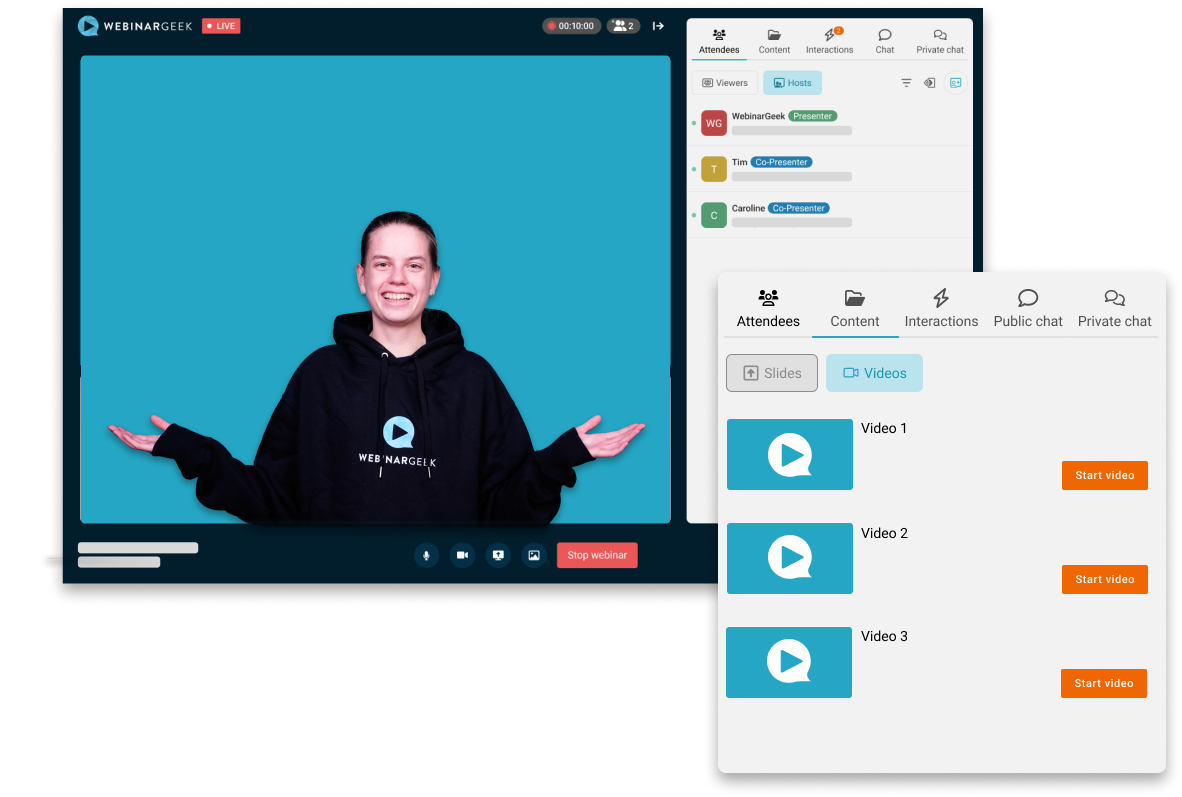 WebinarGeek screenshot & Video