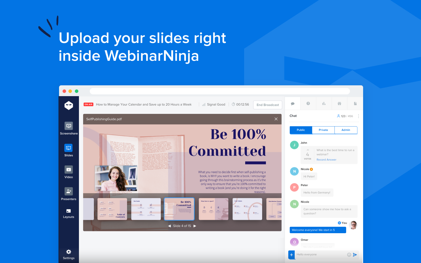 WebinarNinja Screenshot