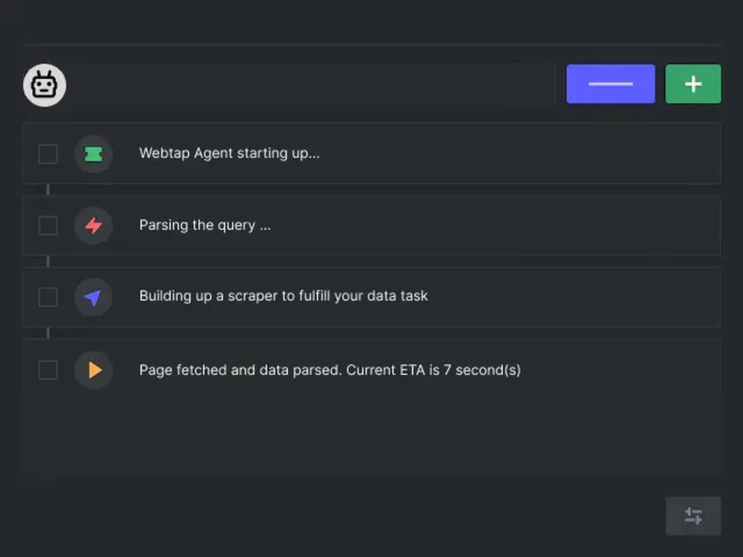 Webtap.ai Screenshot