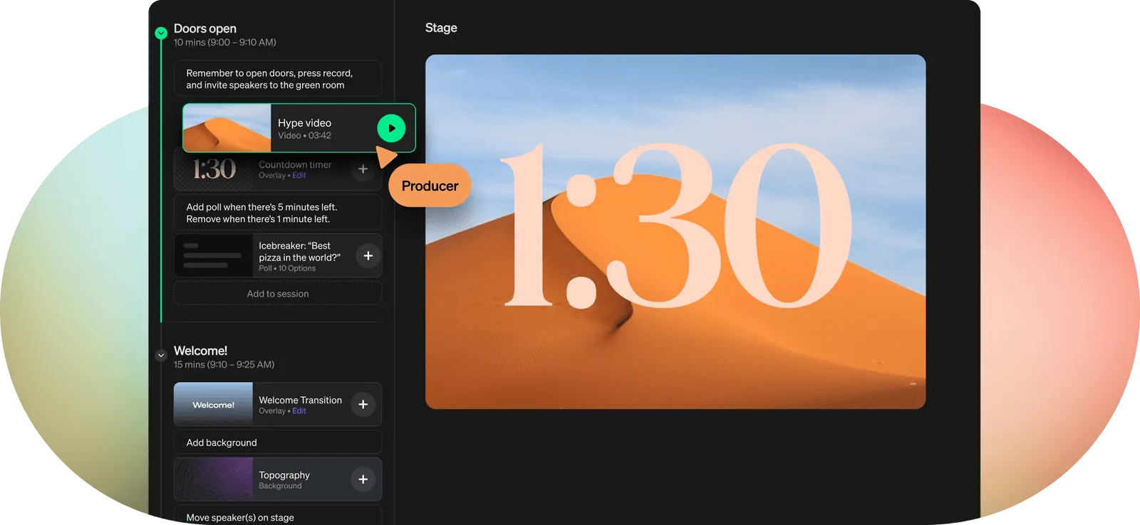 Welcome screenshot & Video