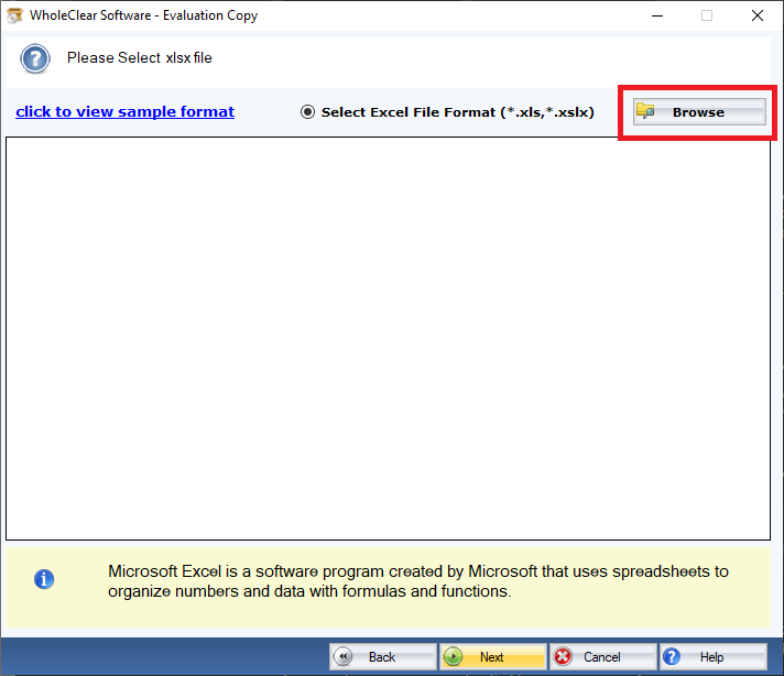 WholeClear Excel to VCF Converter screenshot & Video