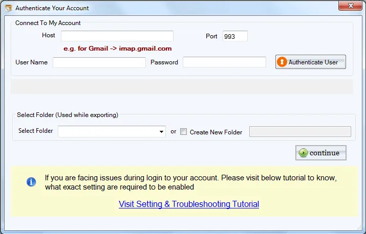 WholeClear MSG Converter Screenshot