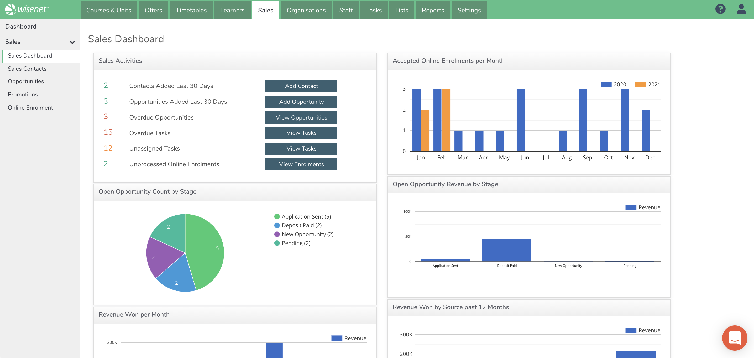 Wisenet screenshot & Video