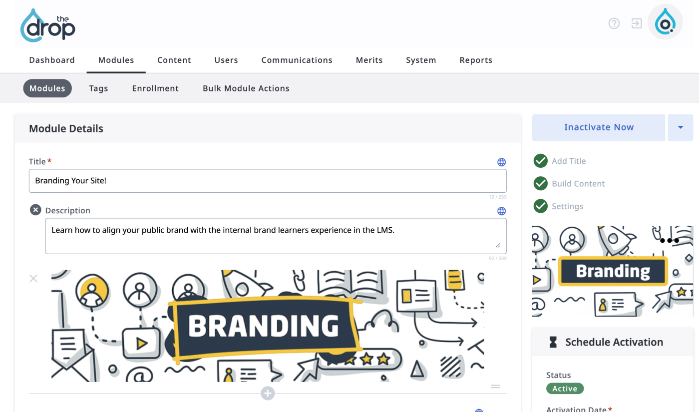 Wisetail LMS Screenshot