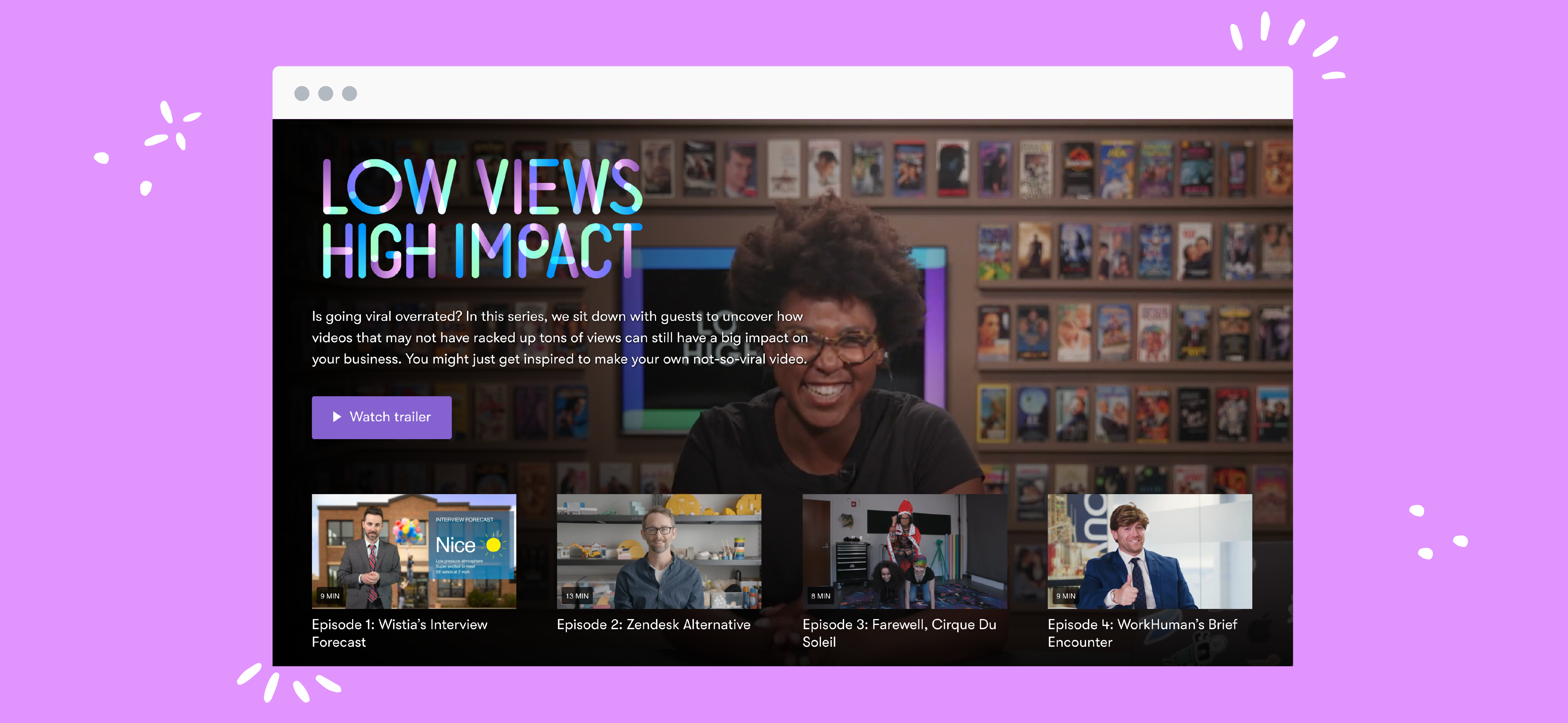 Wistia screenshot & Video