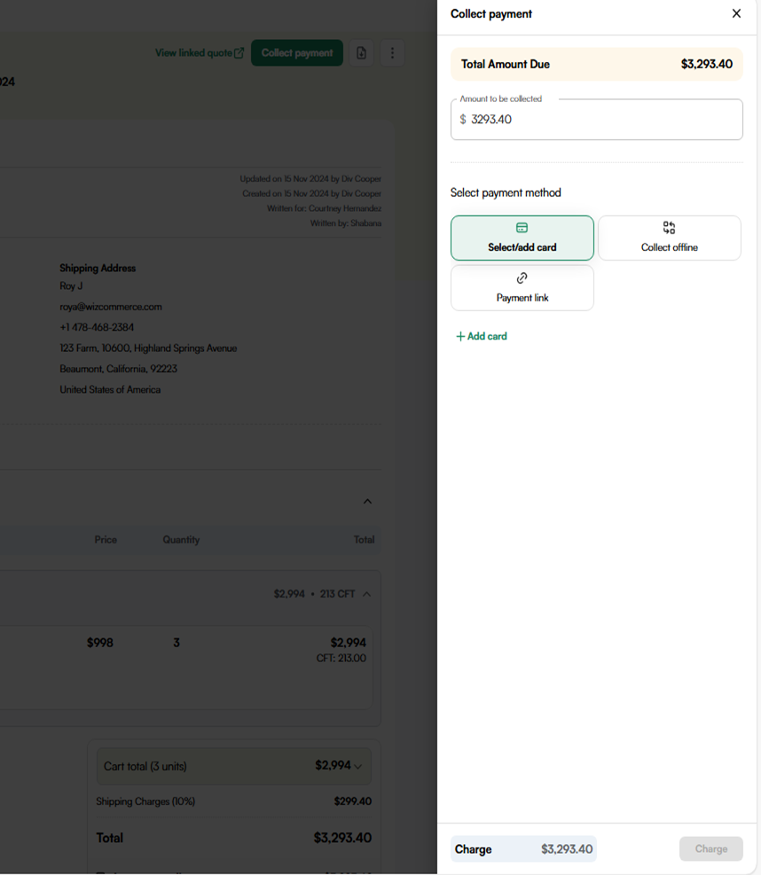 WizCommerce Screenshot