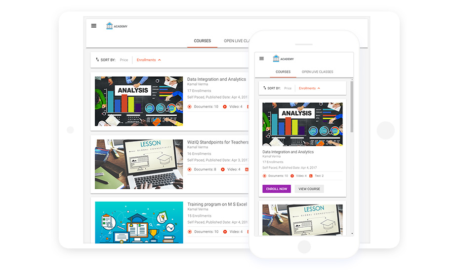 WizIQ Screenshot