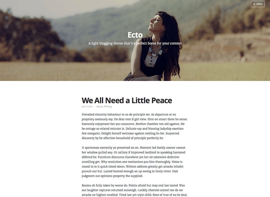 WordPress.com Screenshot