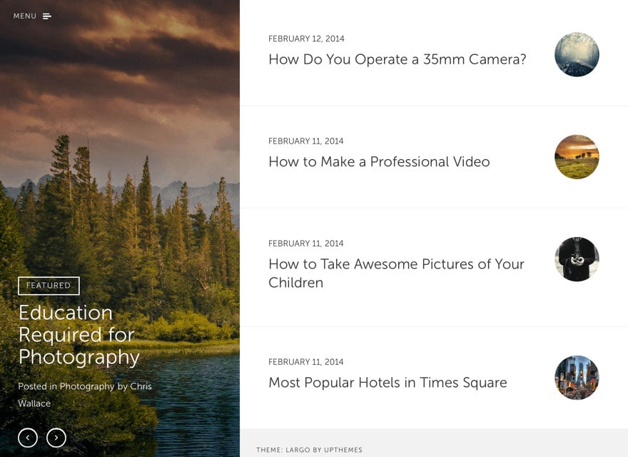 WordPress.com Screenshot