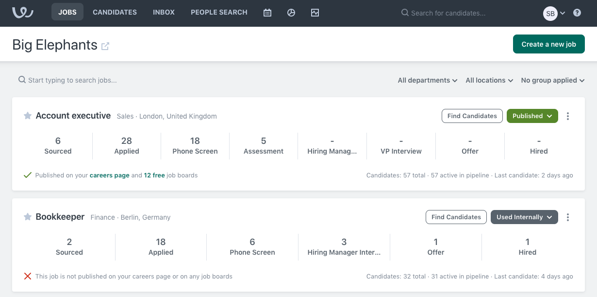 Workable screenshot & Video