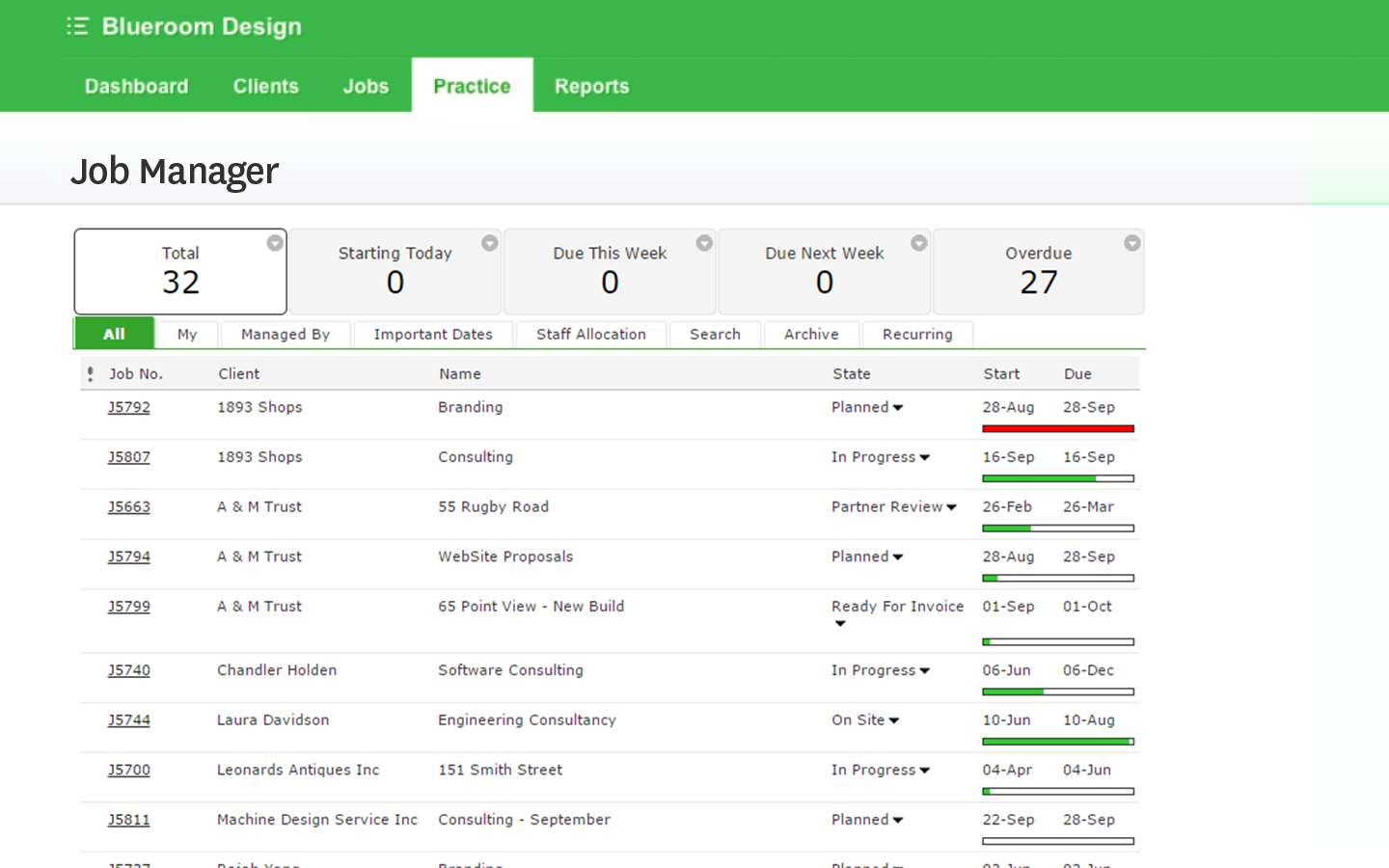WorkflowMax Screenshot