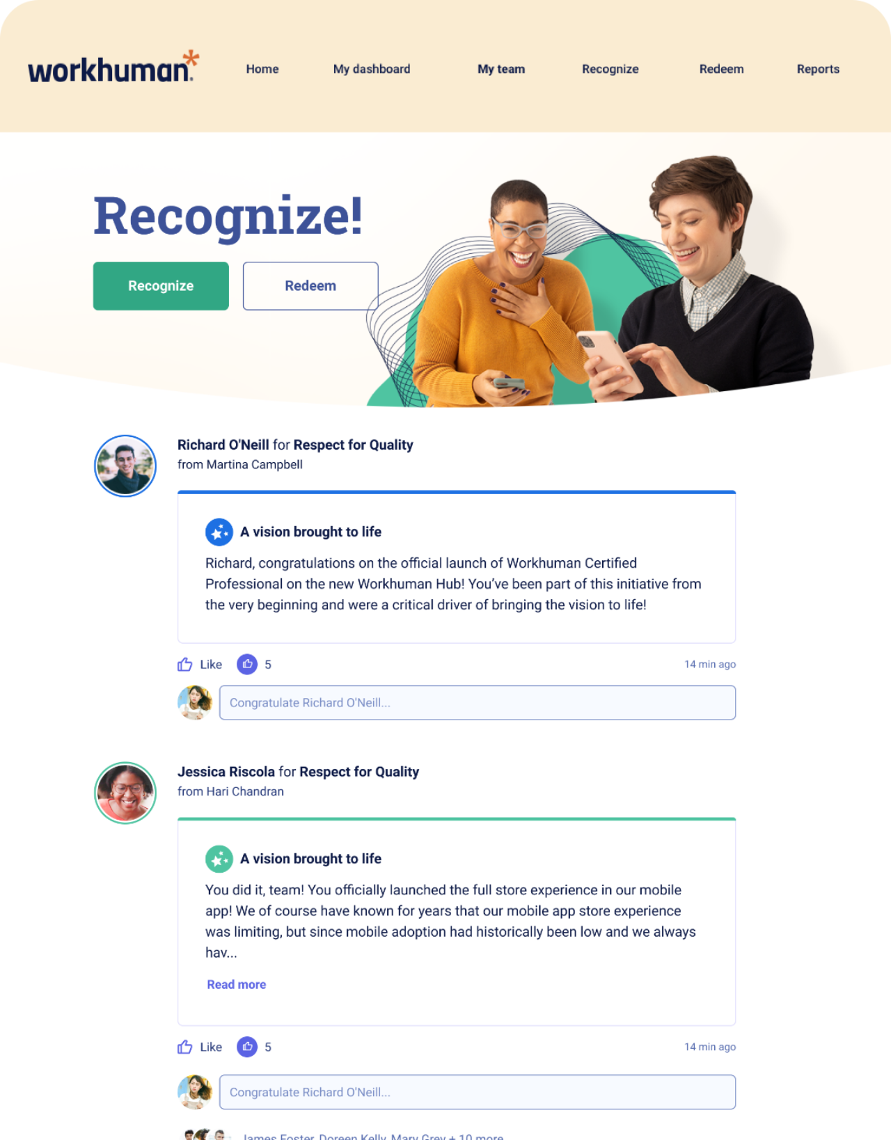 Workhuman Social Recognition screenshot & Video