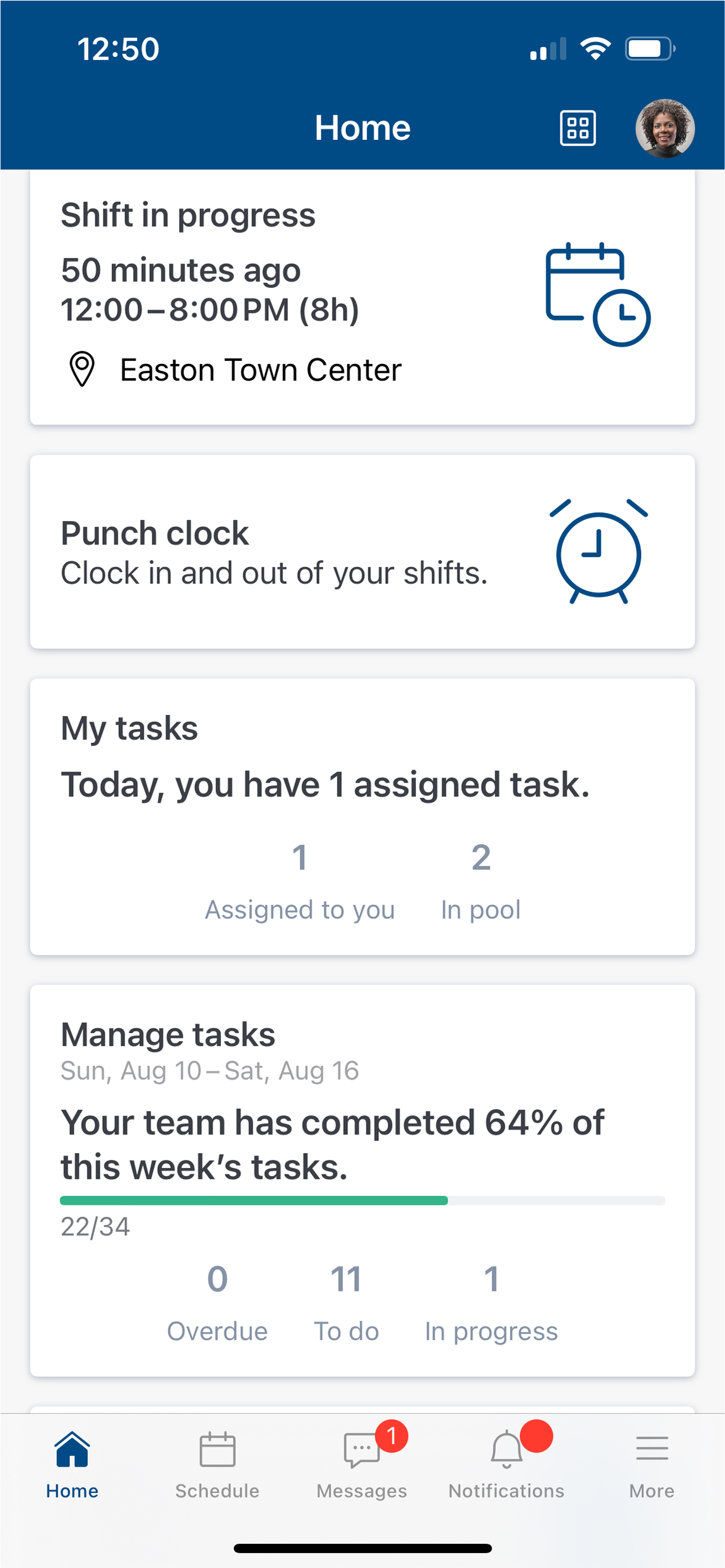 WorkJam Screenshot