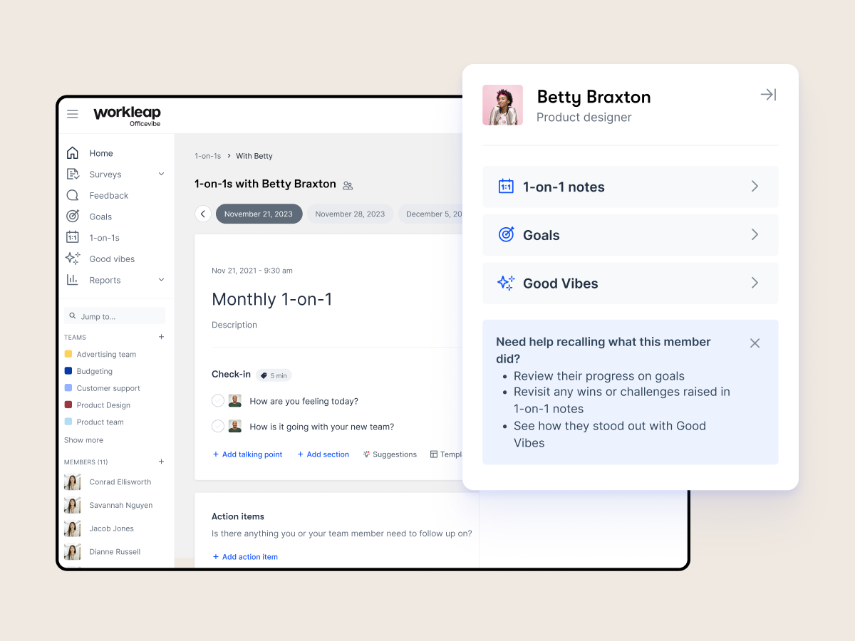 Workleap Officevibe screenshot & Video