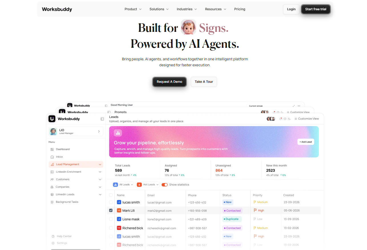 Worksbuddy Screenshot