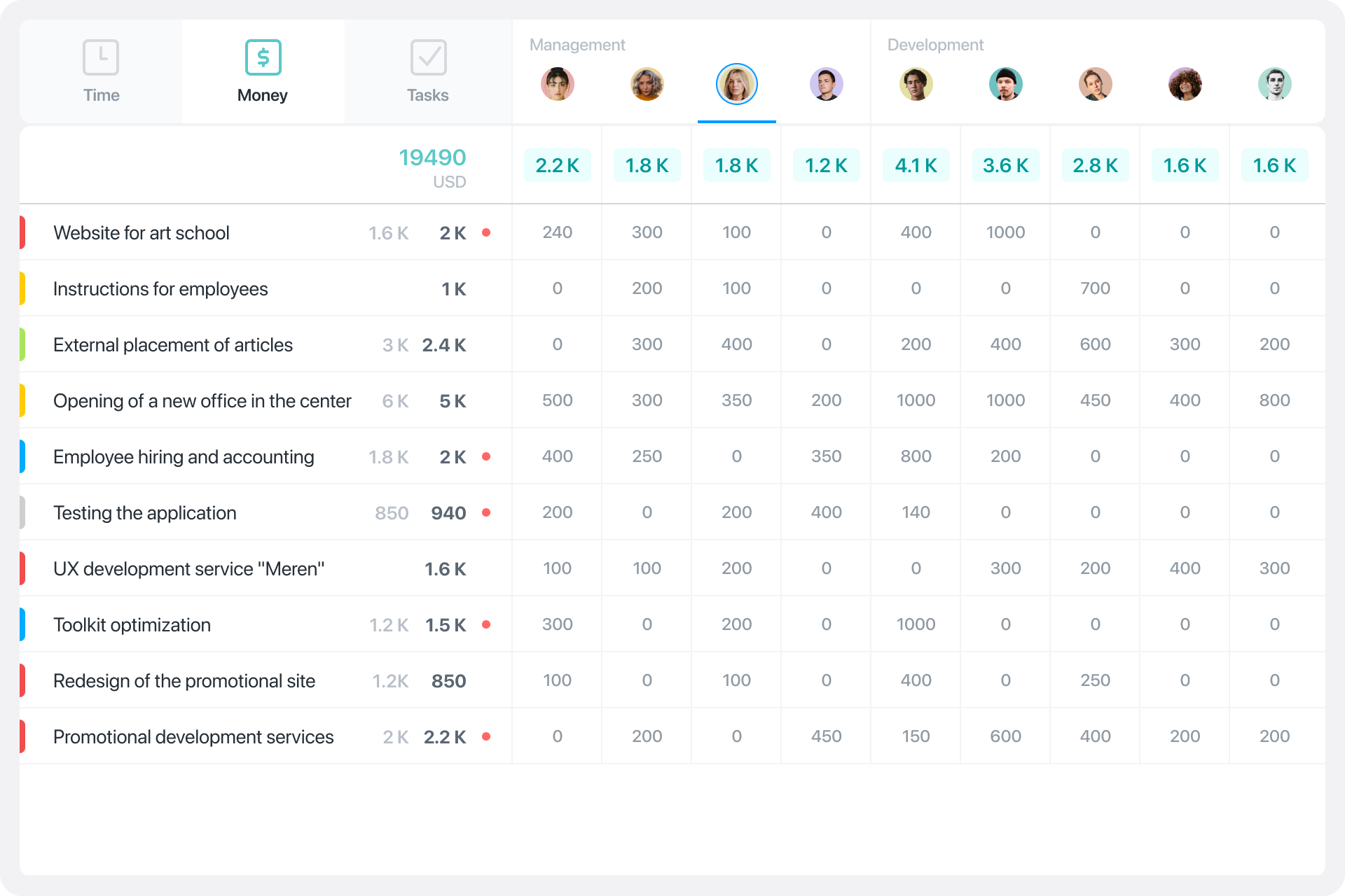 Worksection screenshot & Video