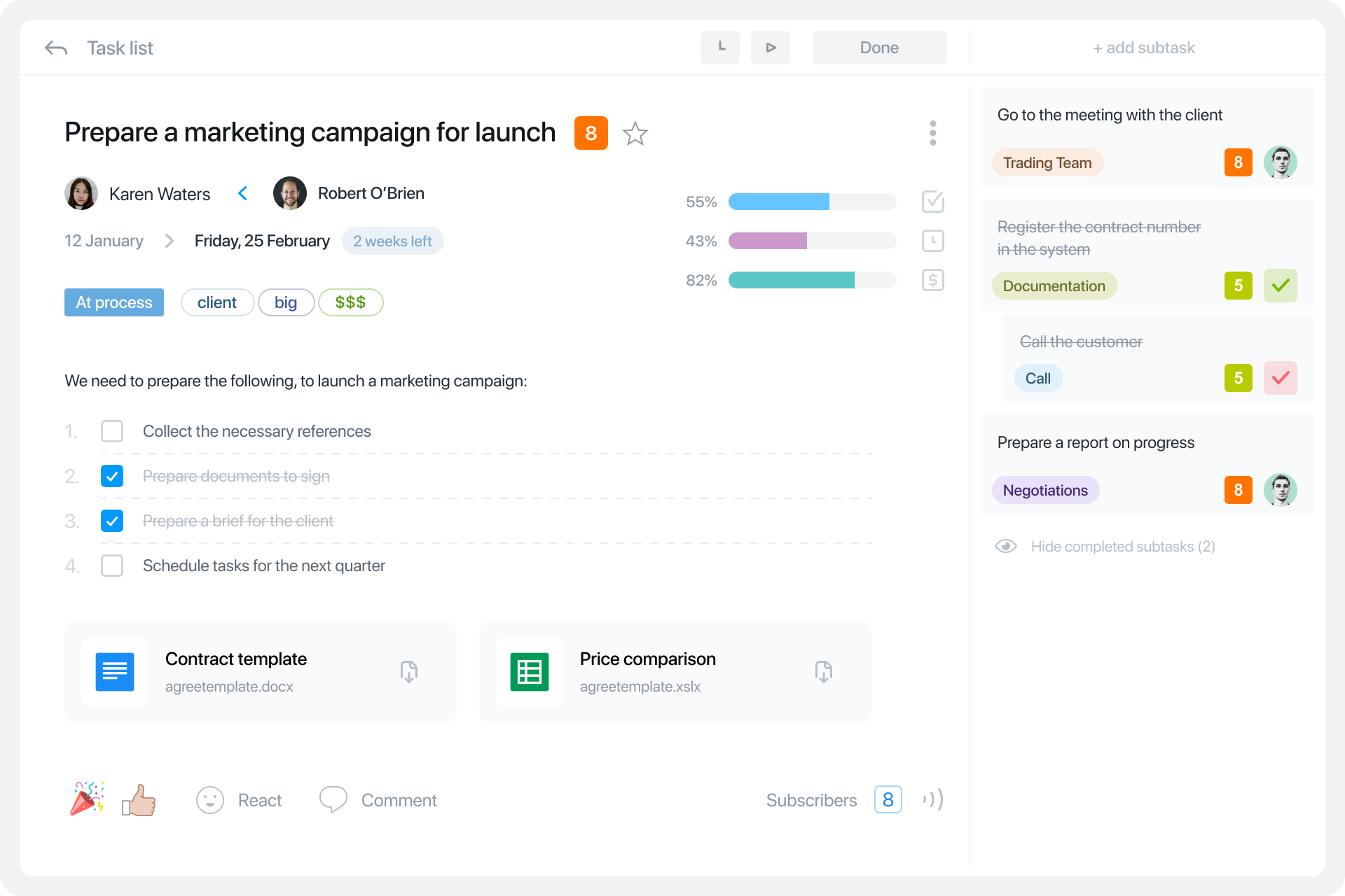 Worksection screenshot & Video