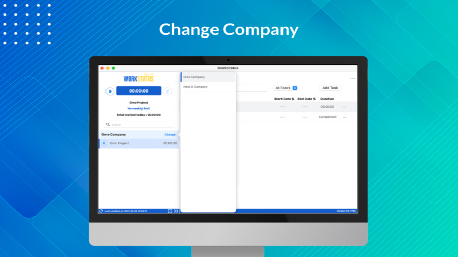 Workstatus screenshot & Video