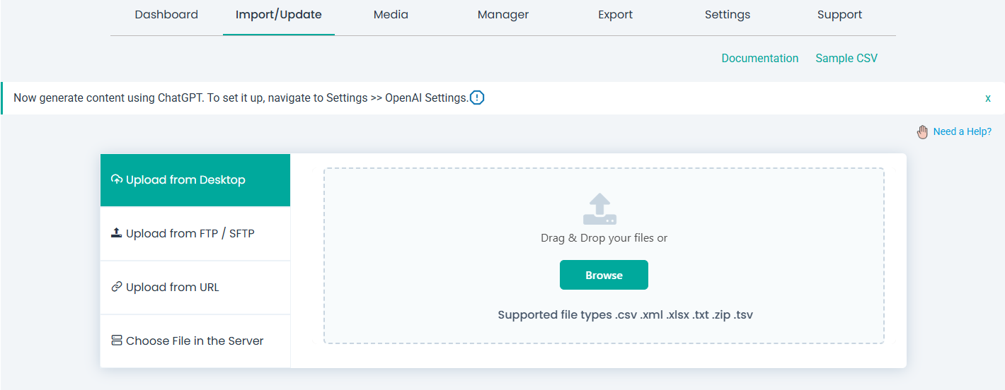 WP Ultimate CSV Importer Screenshot