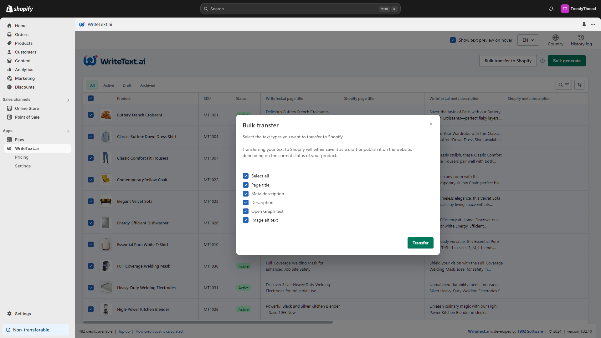 WriteText.ai for Shopify screenshot & Video