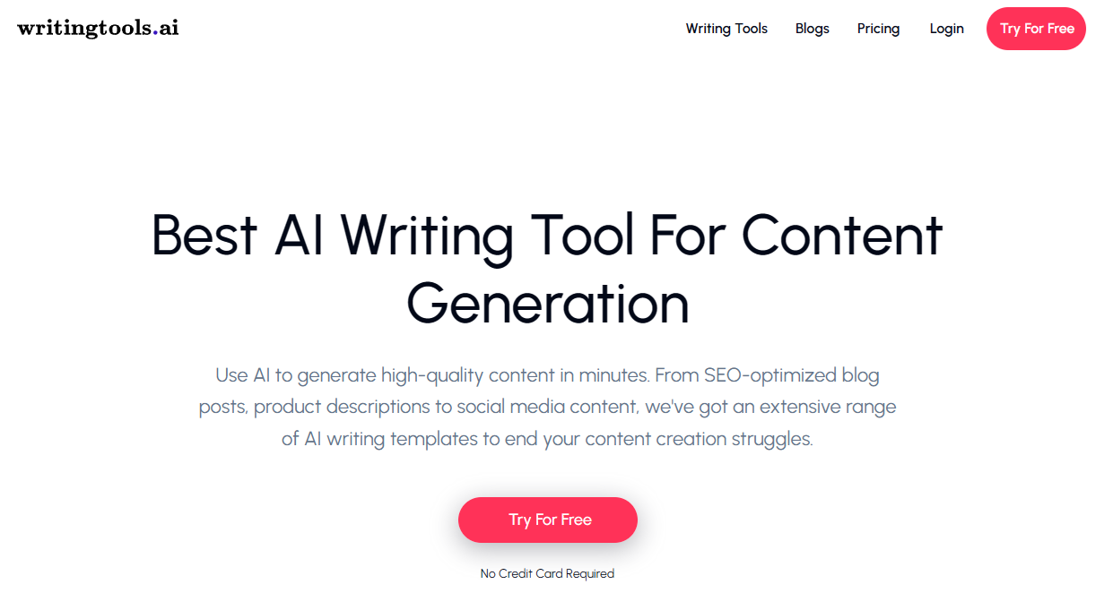 Writingtools AI Screenshot