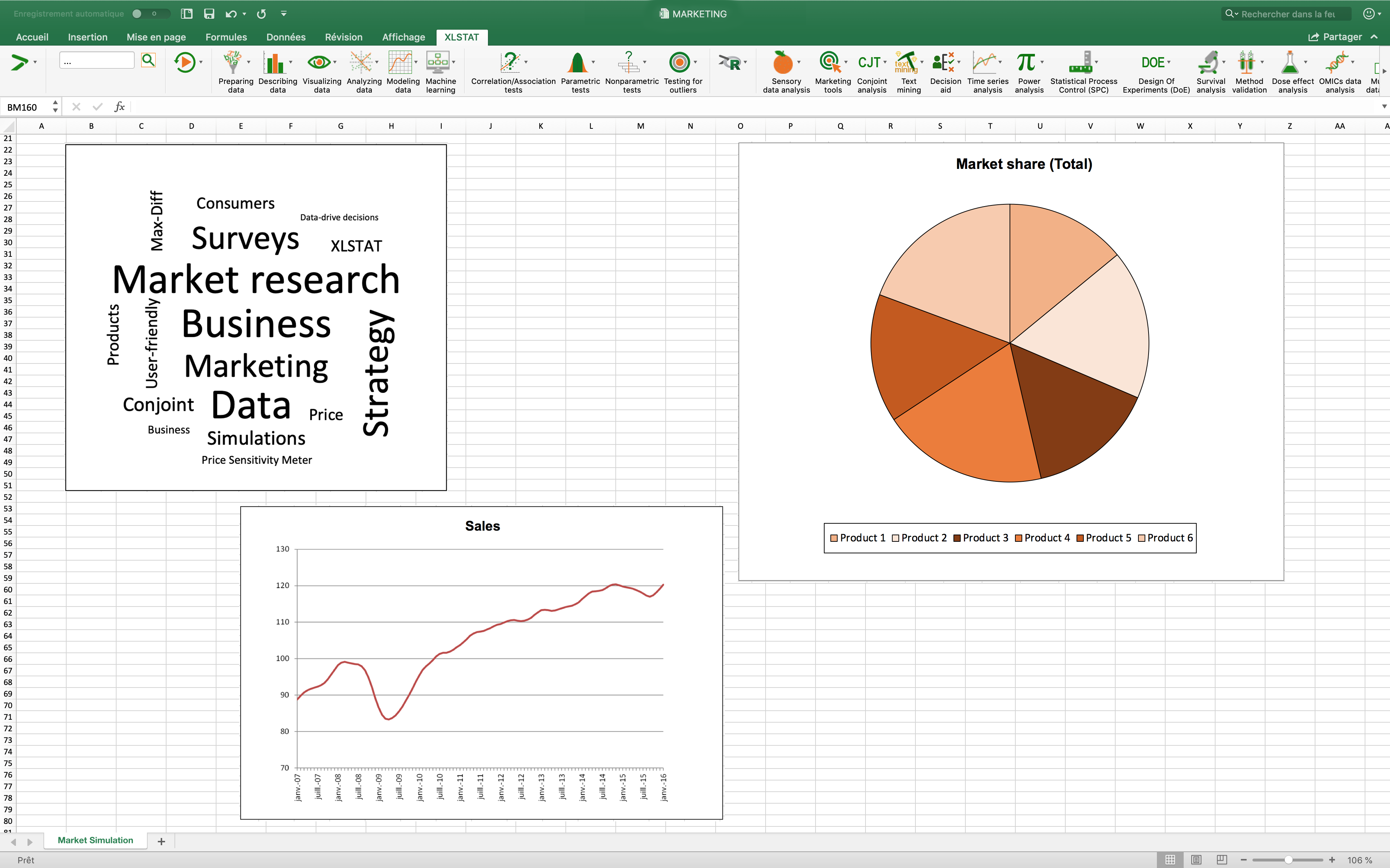 XLSTAT Screenshot