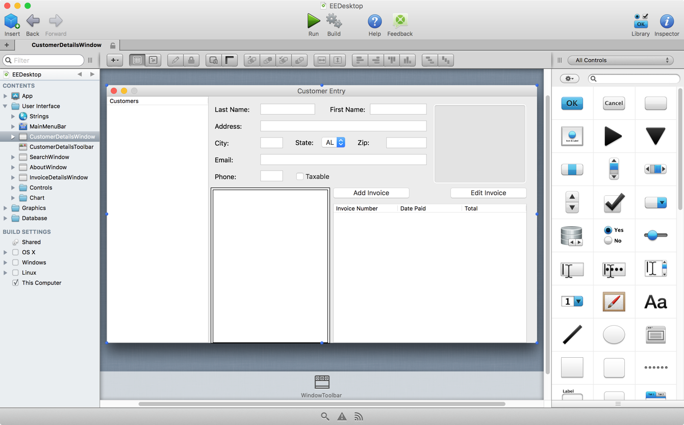 Xojo Screenshot