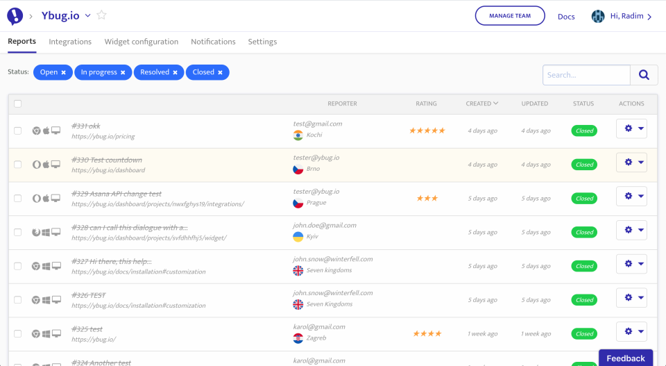 Ybug Screenshot