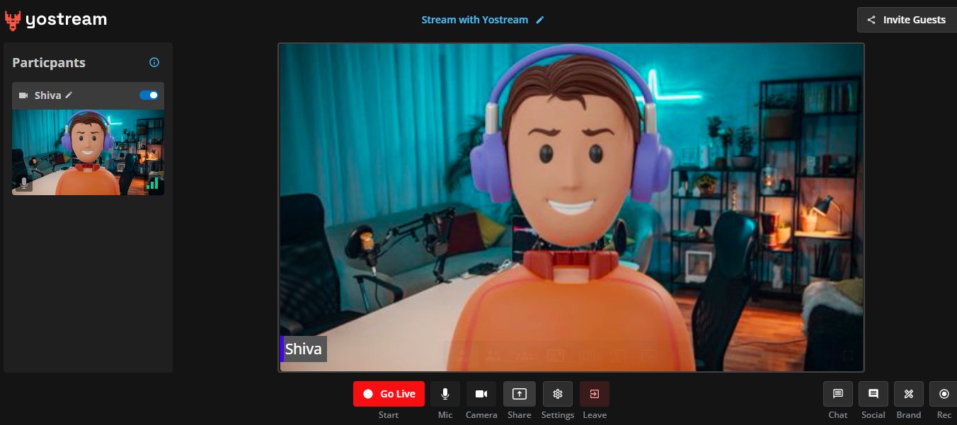 Yostream Screenshot