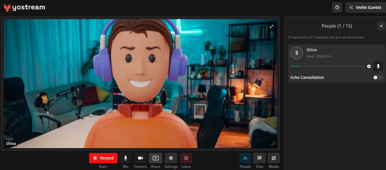 Yostream Screenshot