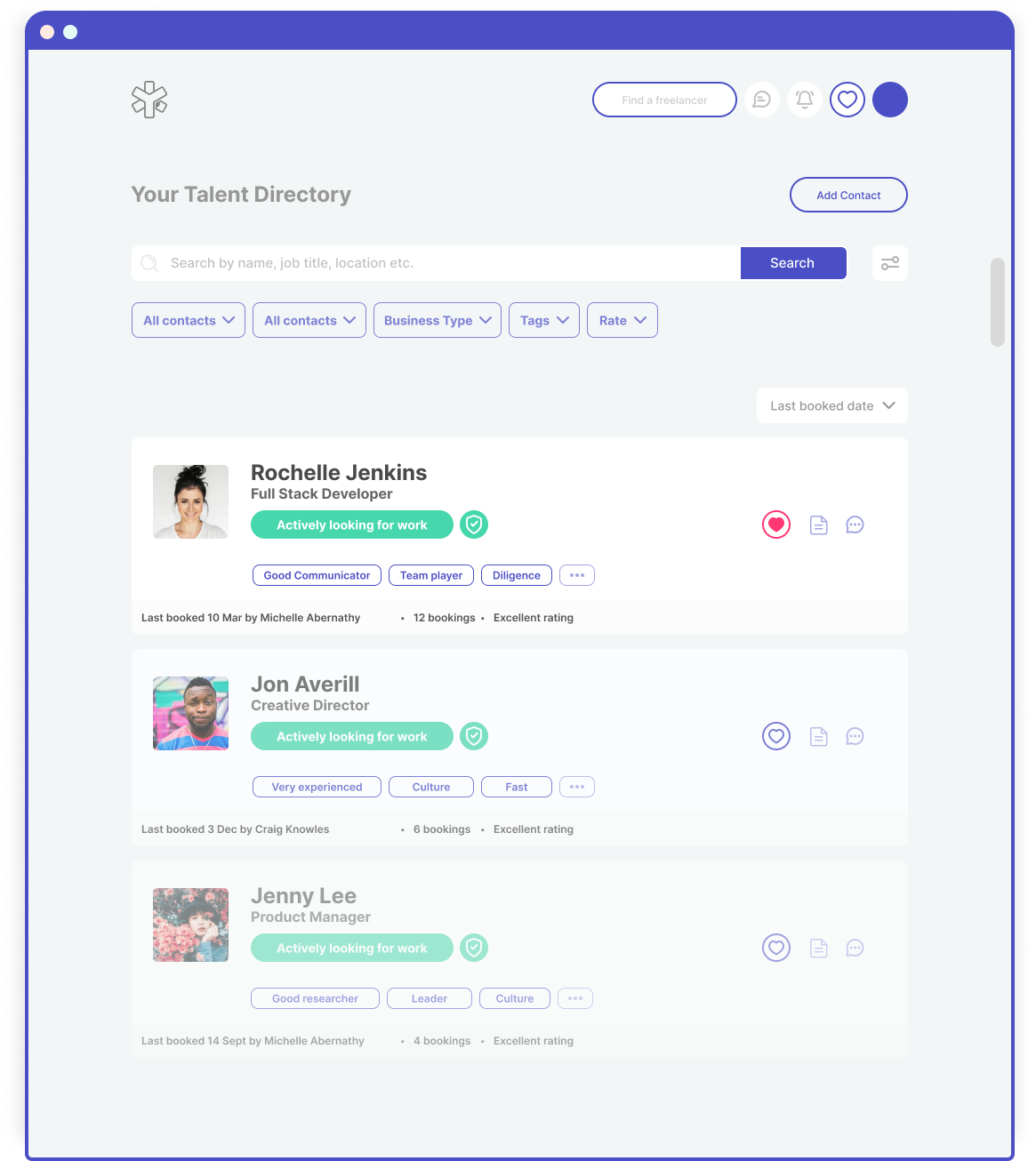 YunoJuno Screenshot