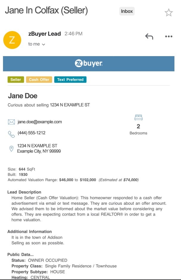 zBuyer Screenshot