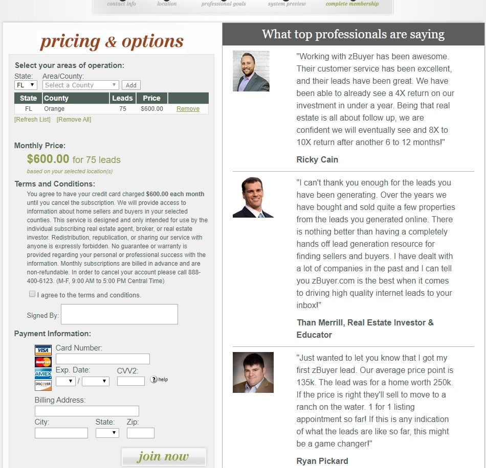 zBuyer Screenshot