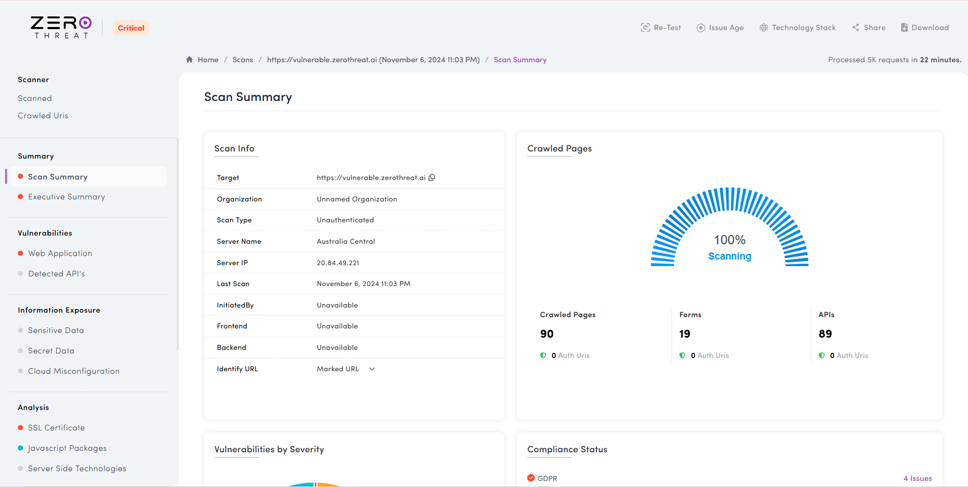 ZeroThreat Screenshot