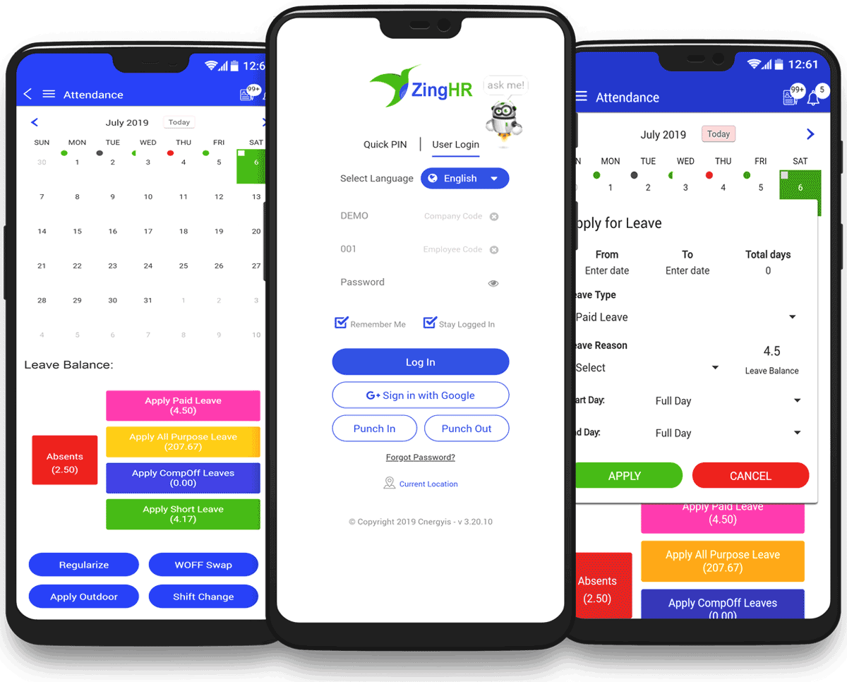 ZingHR Screenshot
