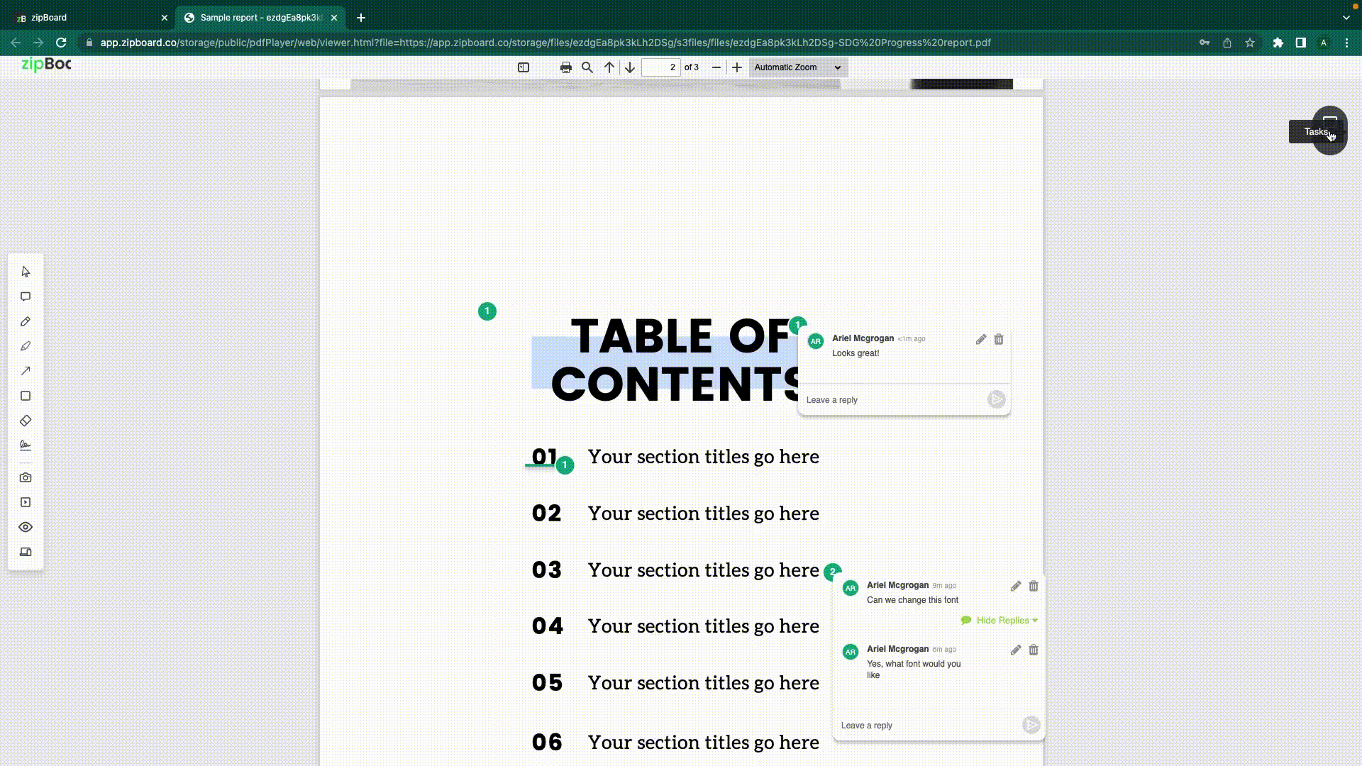 zipBoard Screenshot