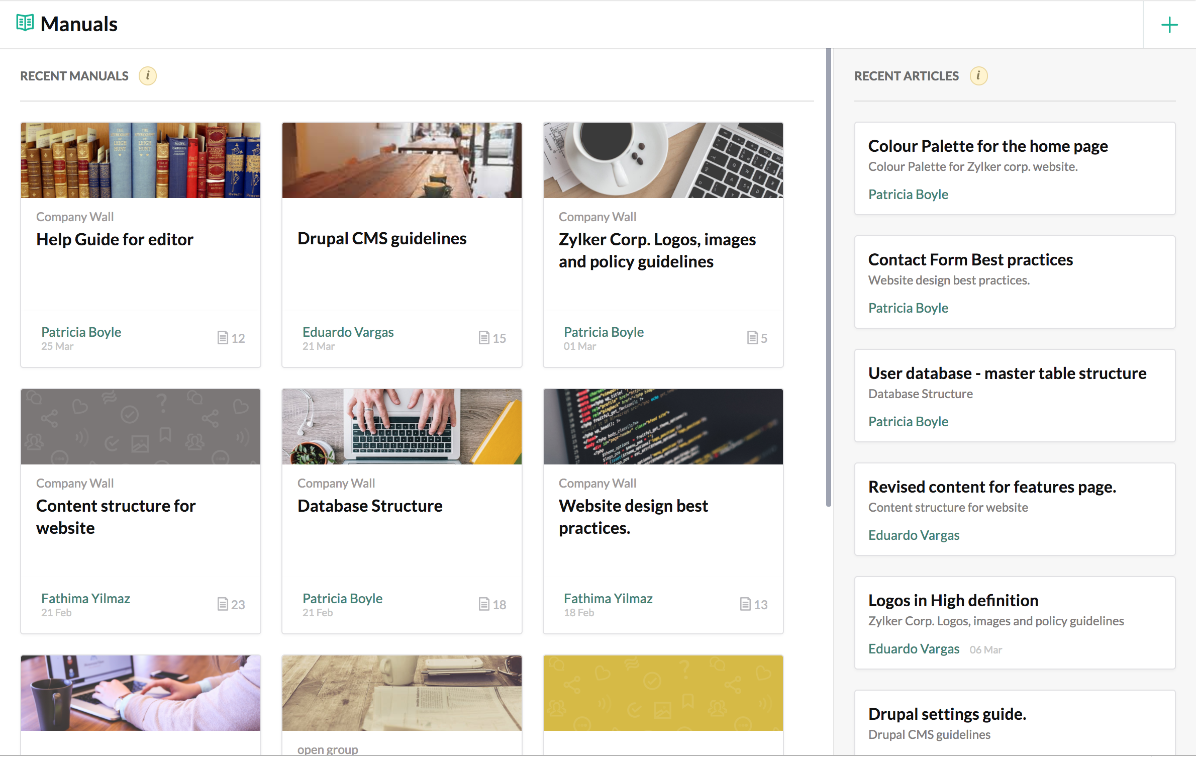 Zoho Connect Screenshot