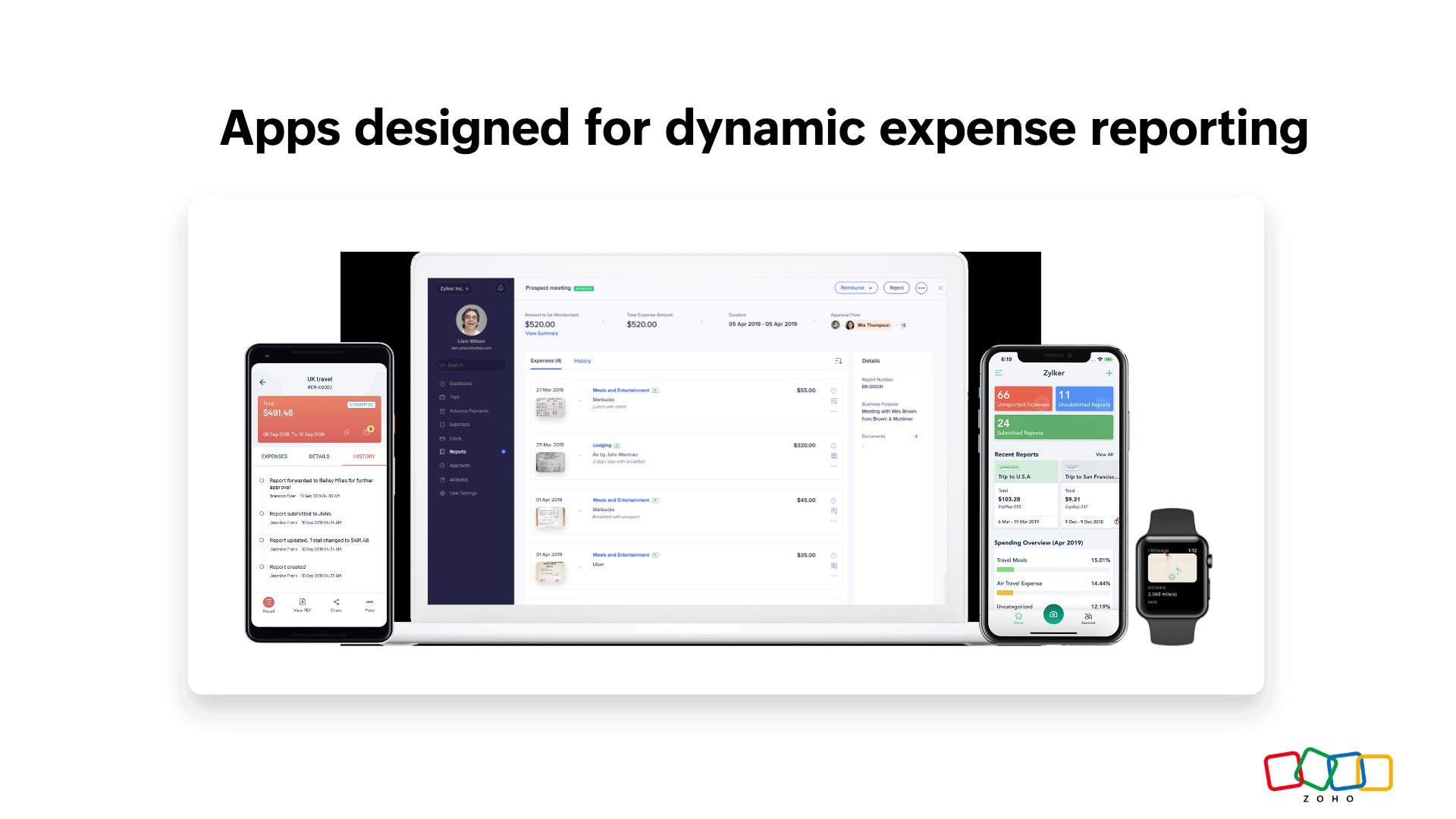Zoho Expense screenshot & Video