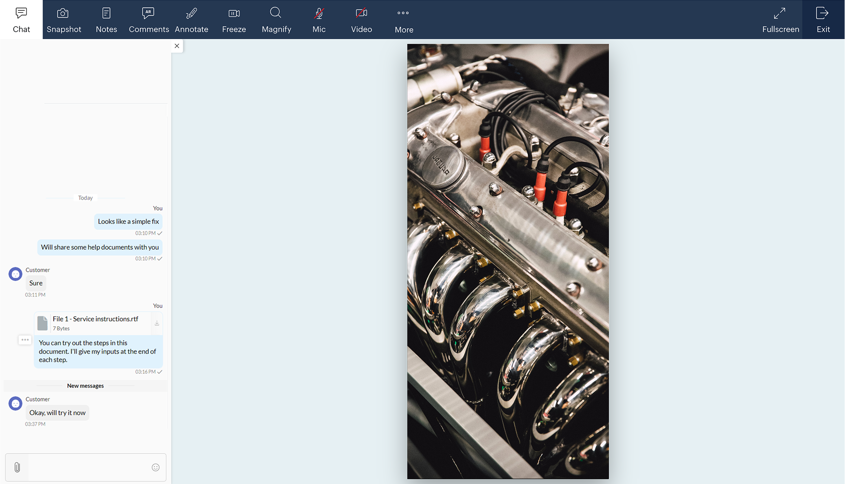 Zoho Lens Screenshot