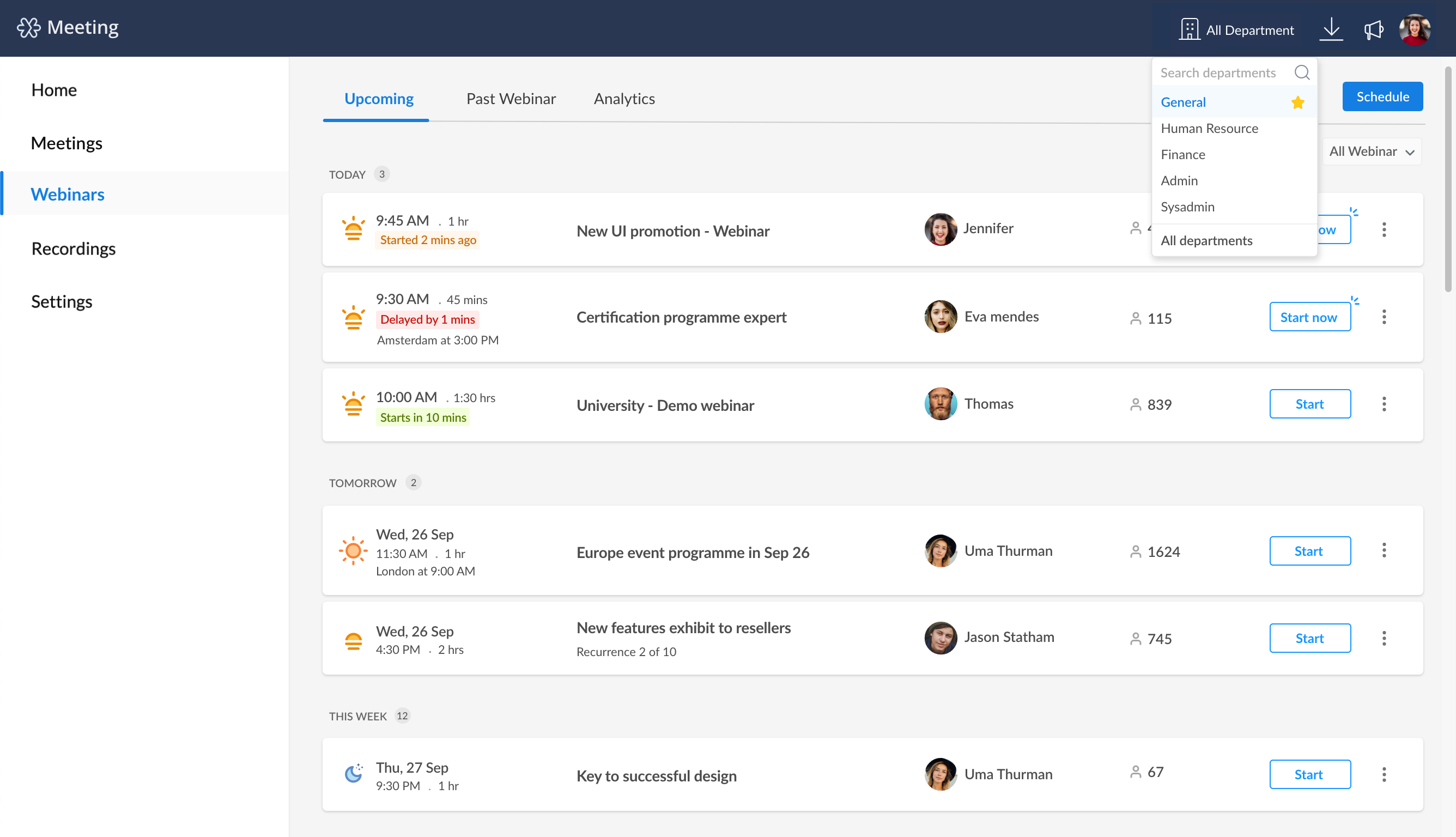 Zoho Meeting screenshot & Video