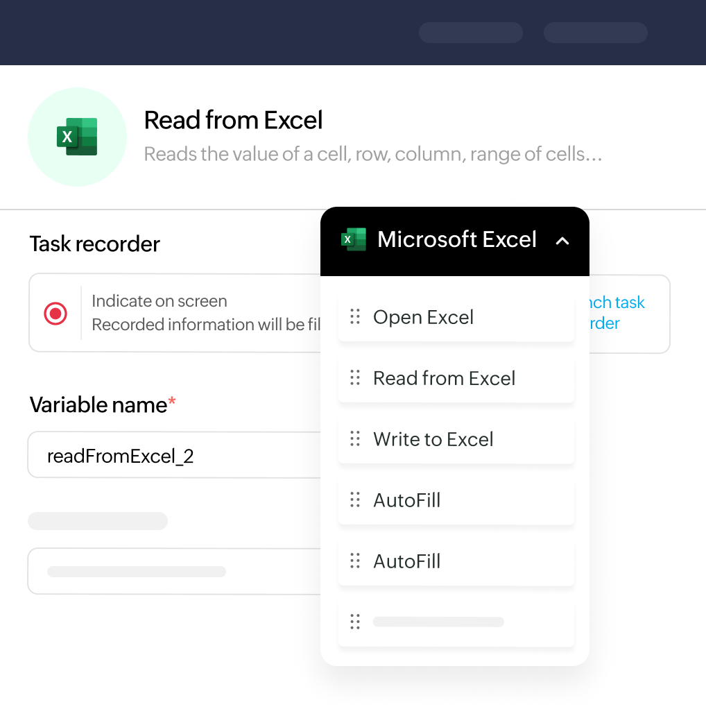 Zoho RPA Screenshot