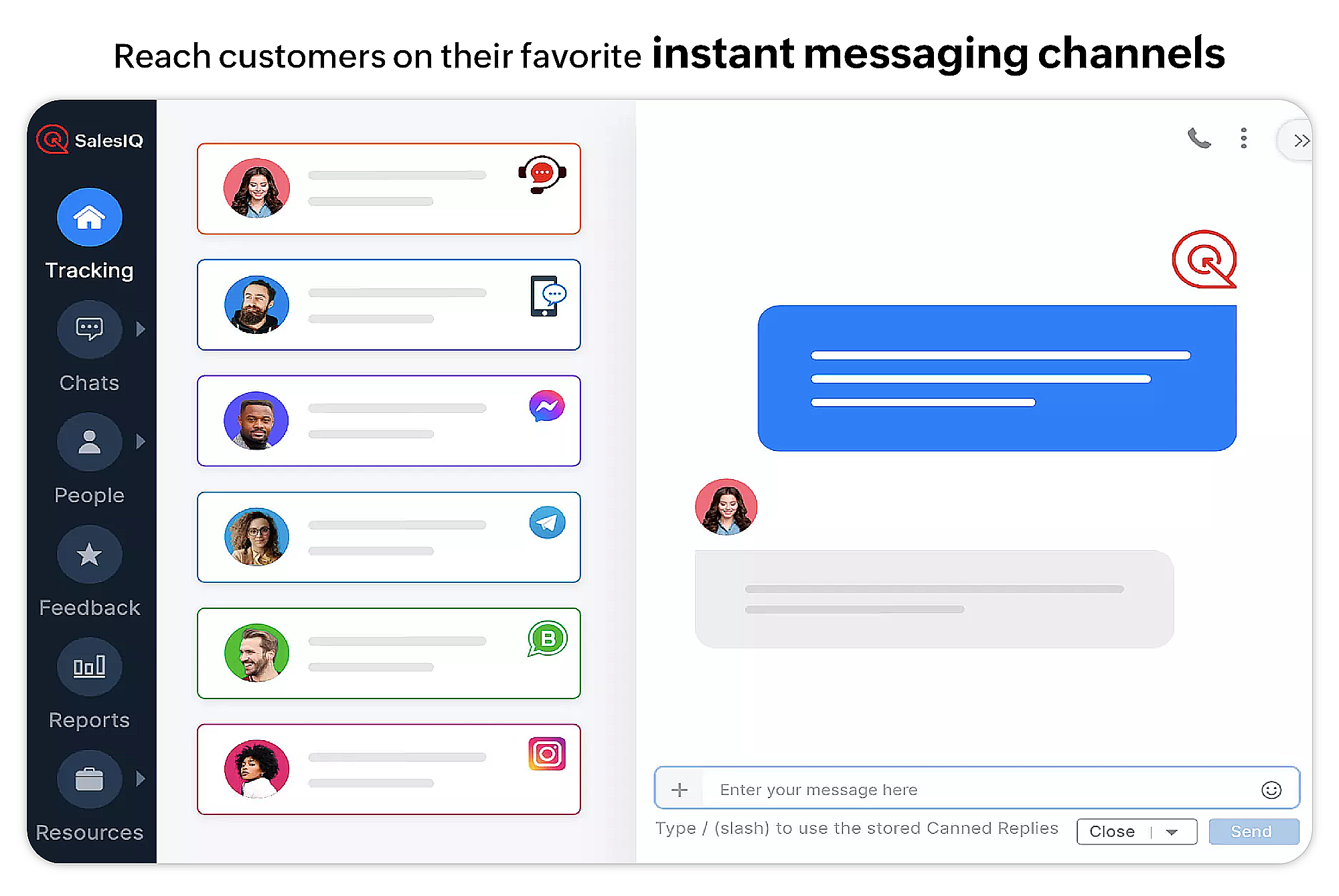 Zoho SalesIQ Screenshot