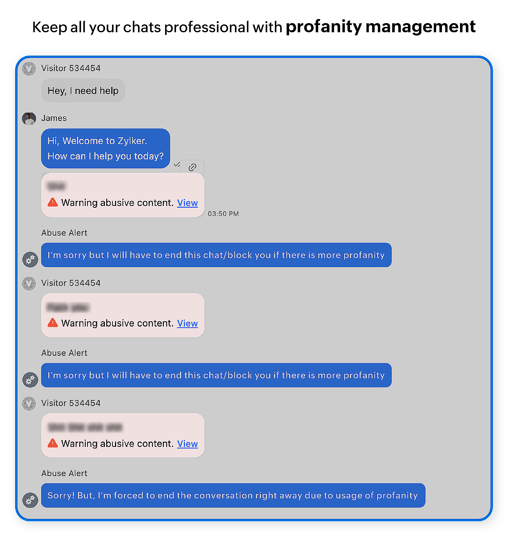 Zoho SalesIQ Screenshot