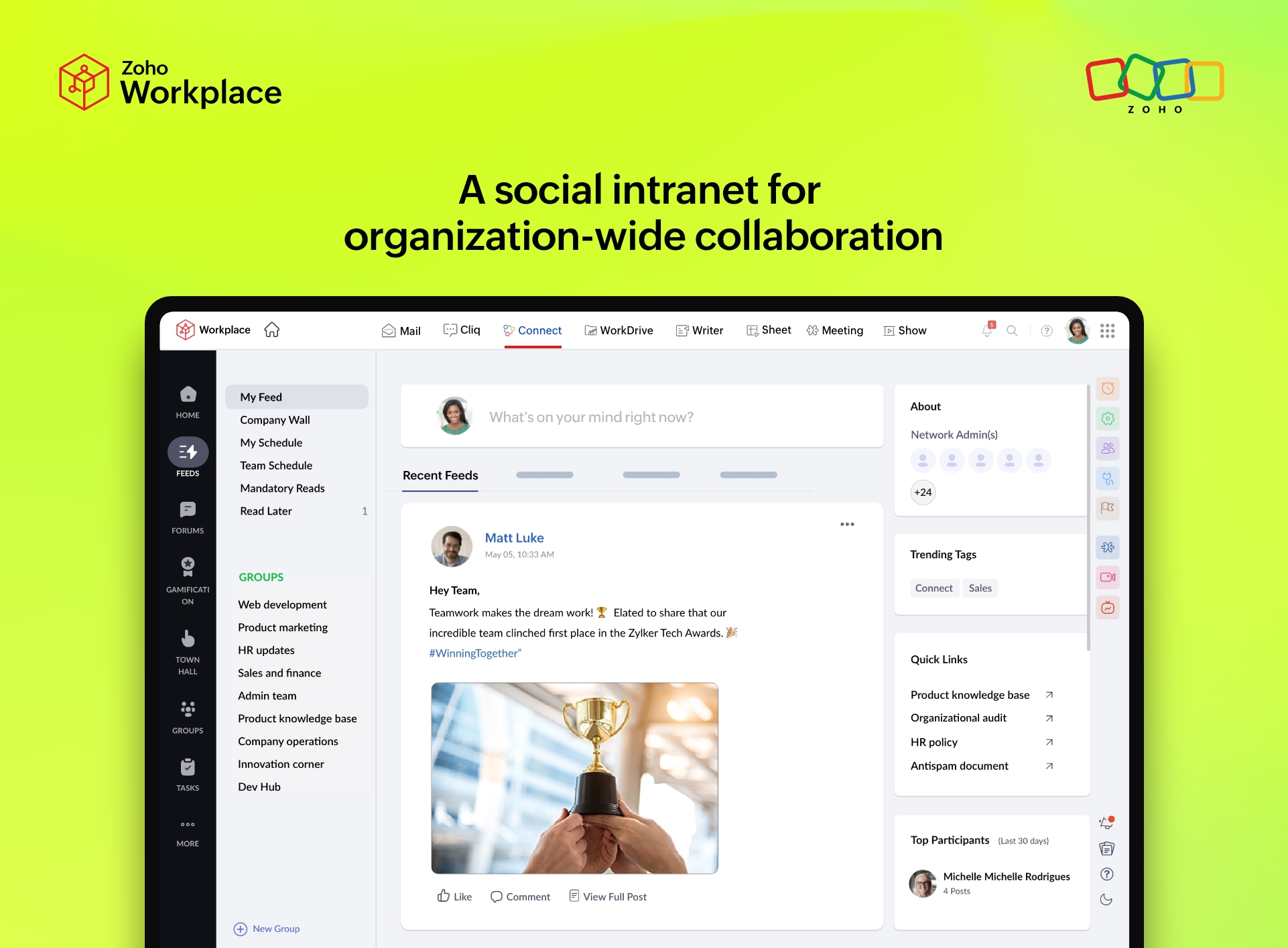 Zoho Workplace Screenshot