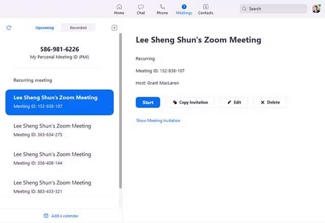 Zoom screenshot & Video