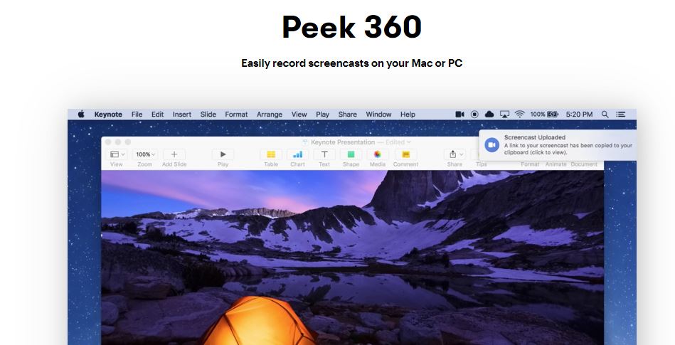 peek360 homepage