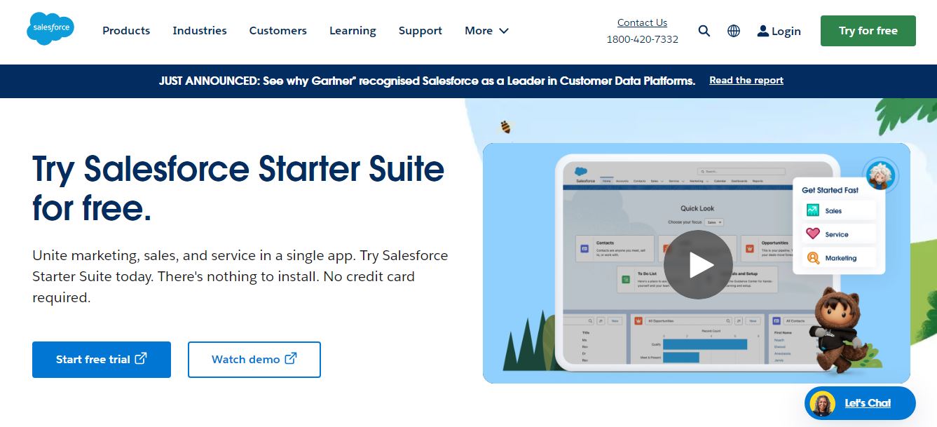Salesforce Homepage
