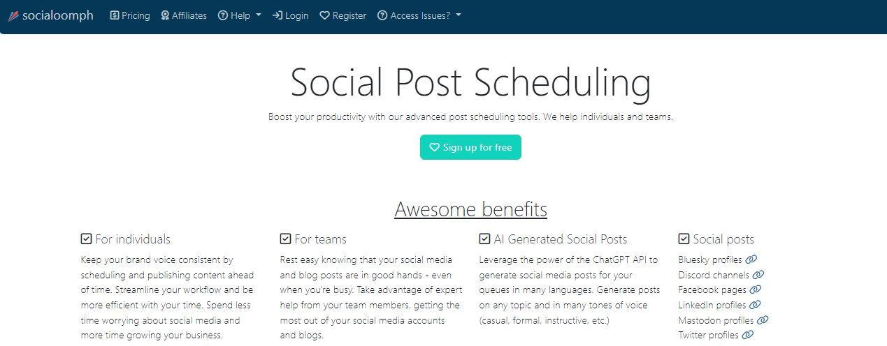 Socialoomph