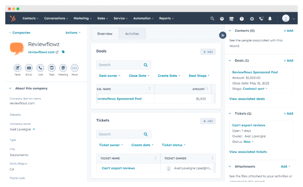 Hubspot CRM