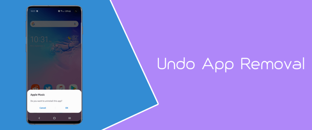 Undo App Removal